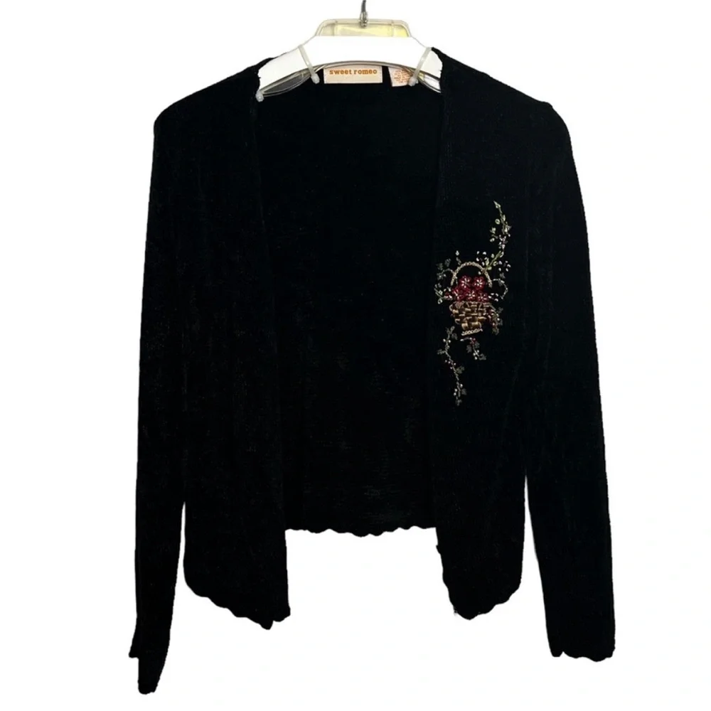 SWEET ROMEO Cardigan Button Front